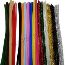 Chenille Glitter Craft Stems