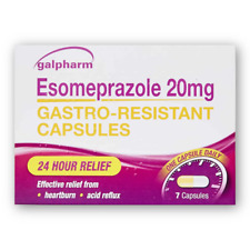 Esomeprazole Gastro-Resistant 20mg Capsules for Heartburn Acid Reflux (7 CAPS)