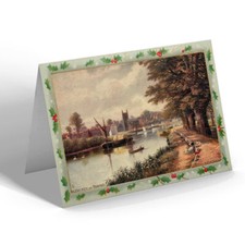 CHRISTMAS CARD Vintage London - Isleworth on Thames