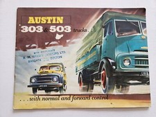 AUSTIN 303 503 TRUCK SALES BROCHURE 1957