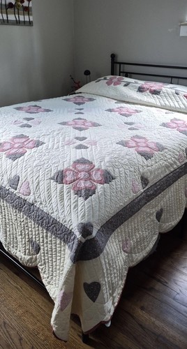 Vtg unused amish quilt - amish,