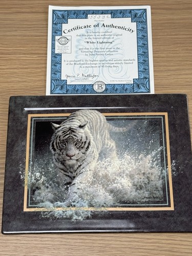 Tiger decorative plate - decorative,