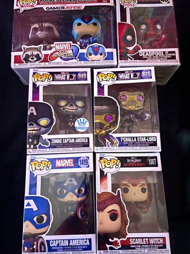 Funko pop marvel job lot - marvel,