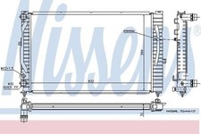 Nissens Radiator for Audi A4 T