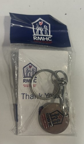 Rmhc trolley token keyring - trolley,