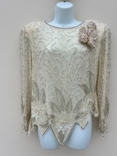 Vintage Oleg Cassini Cream