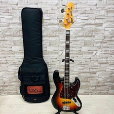 Greco Japan Vintage Jazz Bass Sunburst Electric Bass Guitar W/Gig Bag Used