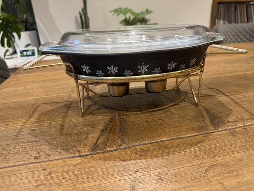 Vintage pyrex black white - pyrex,