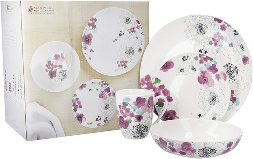 16pc porcelain dinner - 16pc,