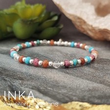 Inka 925 Sterling Silver & 4mm