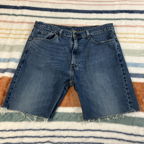Levis 505 denim cutoff - levis, shorts