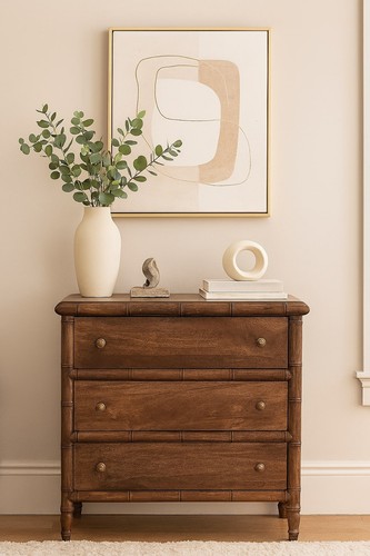 Bamboo carved drawer - 3,