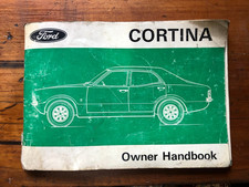 FORD CORTINA OWNERS HANDBOOK GOOD USED