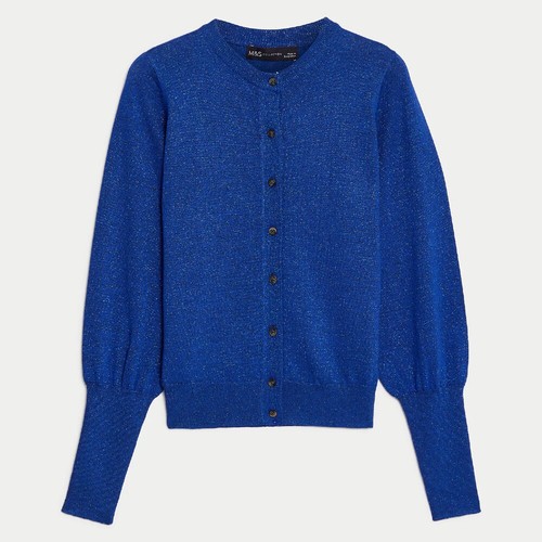 Ladies sparkly crew neck - m&s,