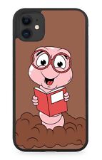 Funny Bookworm Rubber Phone