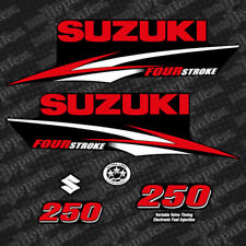 Suzuki 250 Four Stroke RL (2010) Outboard Decal Aufkleber Adesivo Sticker Set