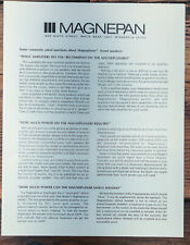 Magnepan Magneplanar Speakers