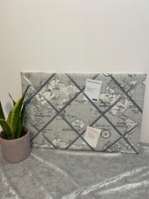 Grey map atlas padded - grey,