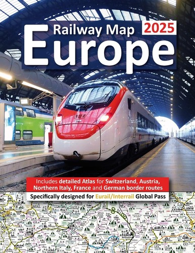 Europe railway map 2025 - 2025,