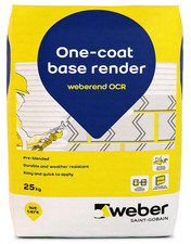Weber One Coat Base Render - 25kg - High Quality