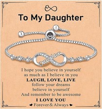 Gift for Teen Girls 925 Sterling Silver Tennis Bracelet Christmas Gift for Women