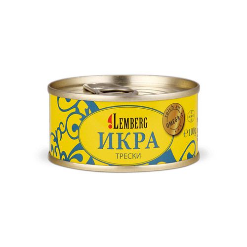 100 000g cod roe tin - -, 1,000g