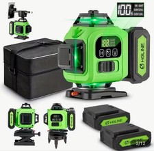 16 Line Laser Level Self Leveling Green Cross Line Rotary Measure Tool