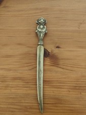 Vintage Brass Lincoln Imp Letter Opener.