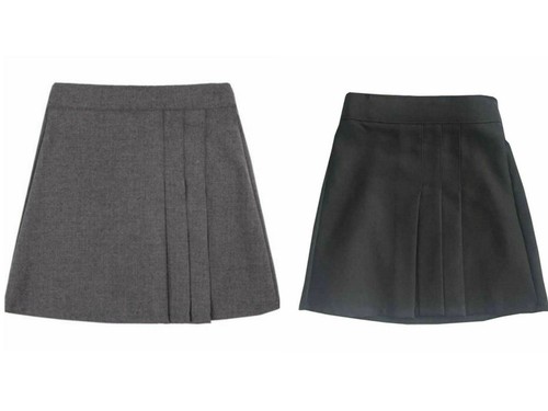 Girls school skirts half - girls,