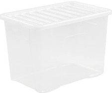 80l clear plastic storage - plastic,