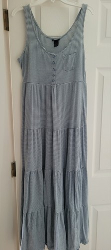Blue white stripe - h&m, long