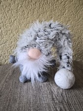 Christmas Grey Gonk Decoration Large Nordic Santa Xmas Soft Plush 65cm Gnome