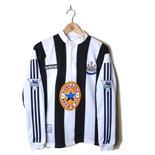 Newcastle United Home Football Shirt Jersey 1995-97 Long Sleeve L/S #9 Shearer