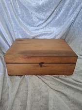 Antique Wooden Workbox For