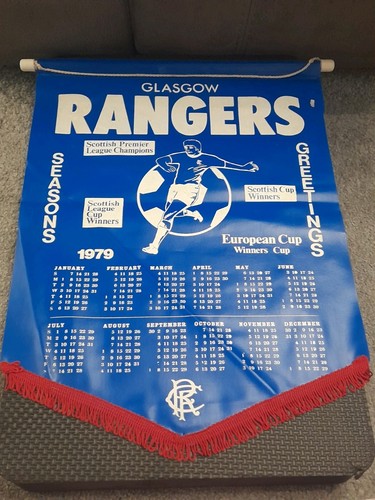 Rangers football pennant - fc,