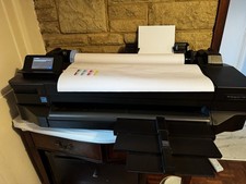 HP DesignJet T120 24" A1 plotter Large Format Printer CAD Working With Inks,Roll