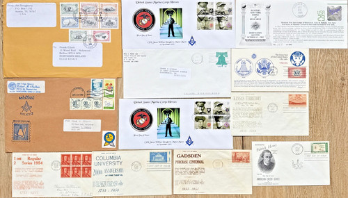 Masonic first day covers - masonic,
