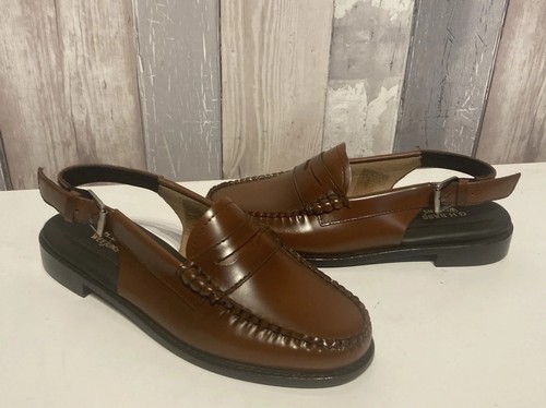 Ladies bass brown leather - ladies, h