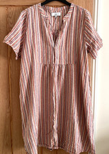 NEXT Orange Multi Stripe Linen