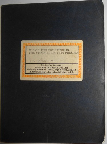 1970 use the computer in - 1970, of