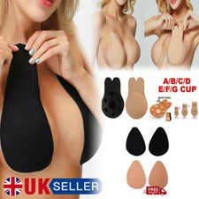 Women Cup Bra Thin Invisible Silicone Breast Pads Boob Lift Tape Nipple Cover