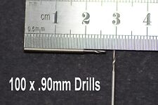 Dormer Tiny drills x 100 -- .90mm diameter - ideal watchmaking - hobby - unused