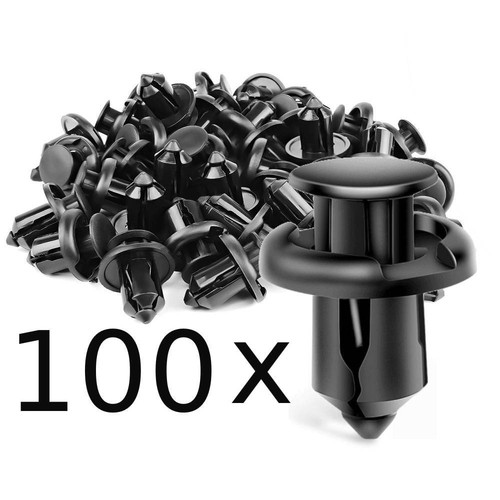Parts bumper clips 10mm - parts, hood