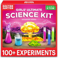 Doctor Jupiter STEM Science Kit for Girls 8+ | 100+ Experiments Gift Pack