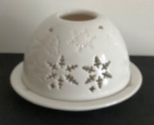 Belleek Living at Christmas Snowflake Dome Votive - 7566