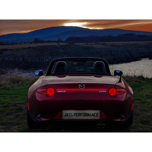 Boot light red led strip - led, mazda