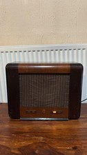 Vintage Ekco Model A 110 Wooden Table Top Radio - Working