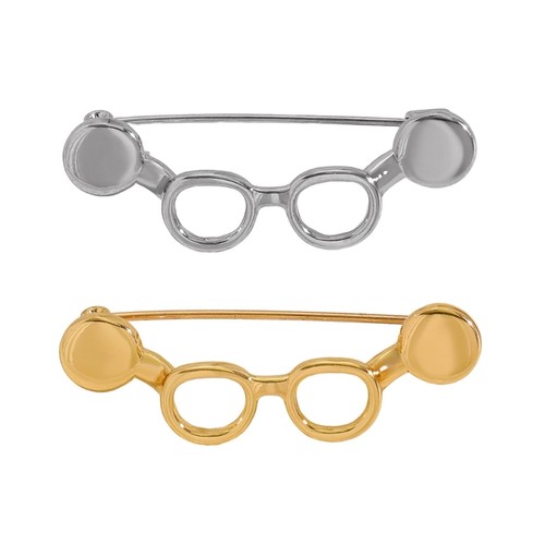 Glasses brooch holder - brooch,