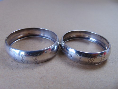 Antique pair sterling silver - antique,