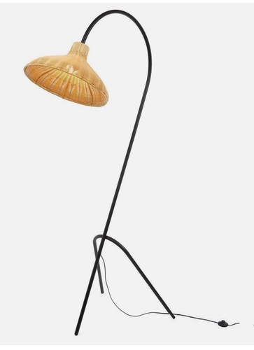Aarched floor lamp with rattan - aarched,